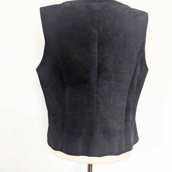 Danier Black Suede Rhinestone Bustier - Picture 5 of 7